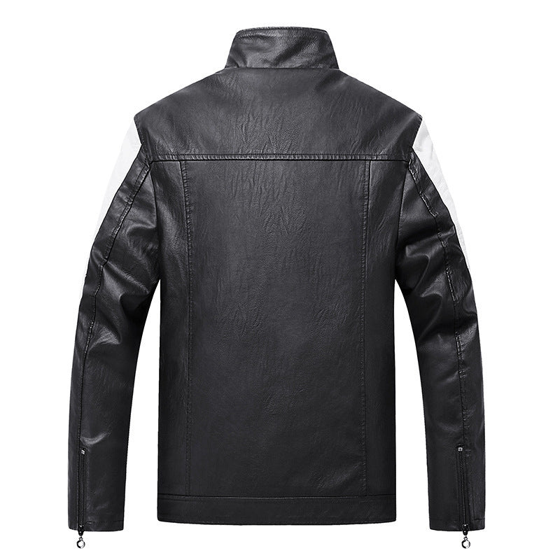 Men's Leather Jacket Mune Fashion