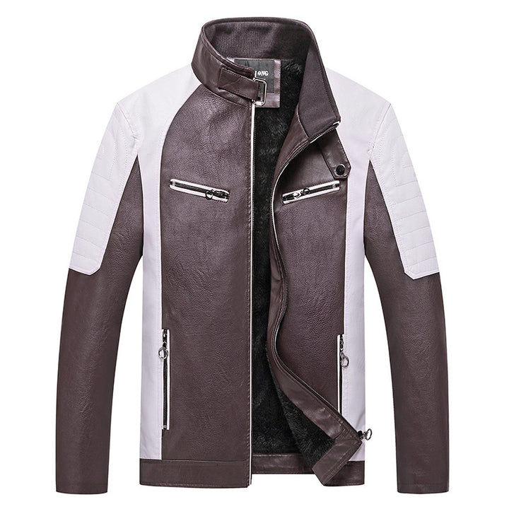Men's Leather Jacket Mune Fashion