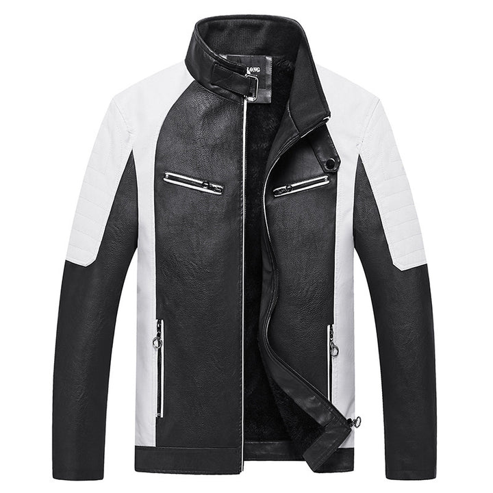 Men's Leather Jacket Mune Fashion