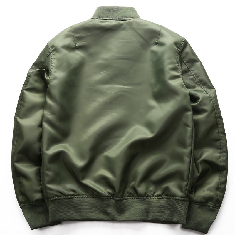 Men's bomber jacket made of water-repellent nylon with arm pocket Mune Fashion