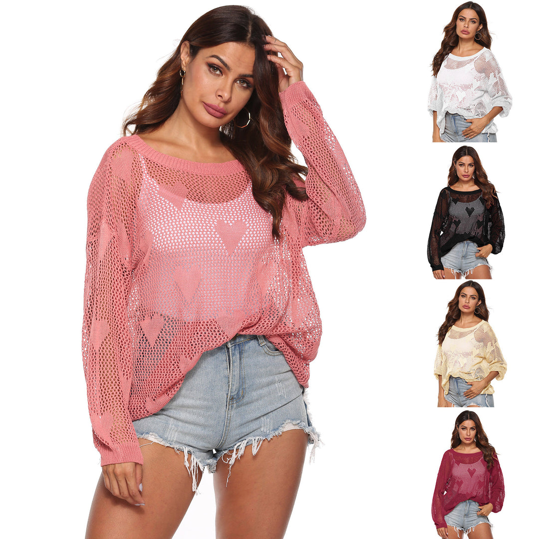 Ladies airy mesh sweater Mune Fashion