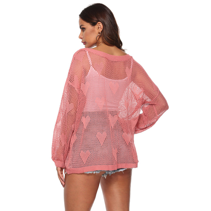 Ladies airy mesh sweater Mune Fashion