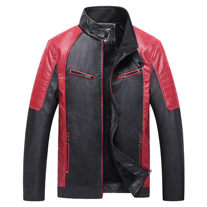 Men's Leather Jacket Mune Fashion