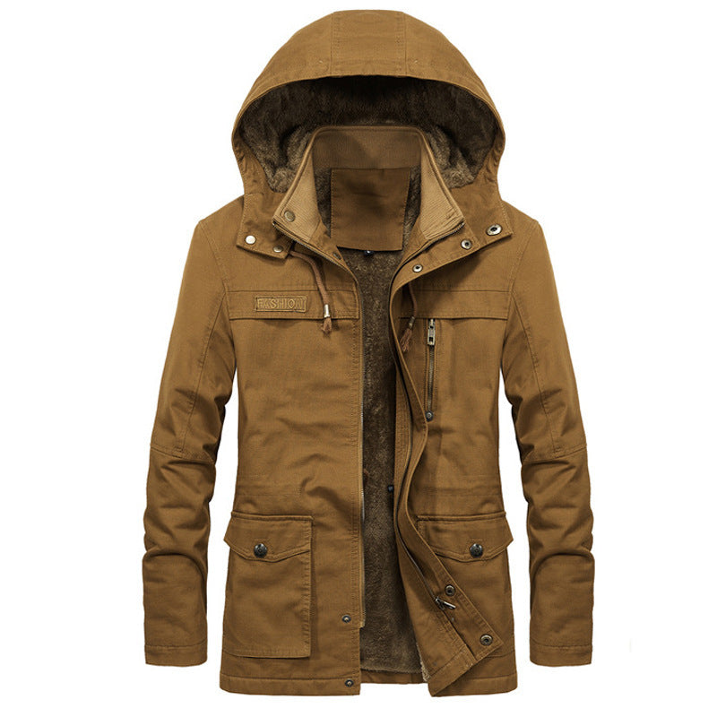 Men's Waterproof Parka with Fleece Lining Mune Fashion