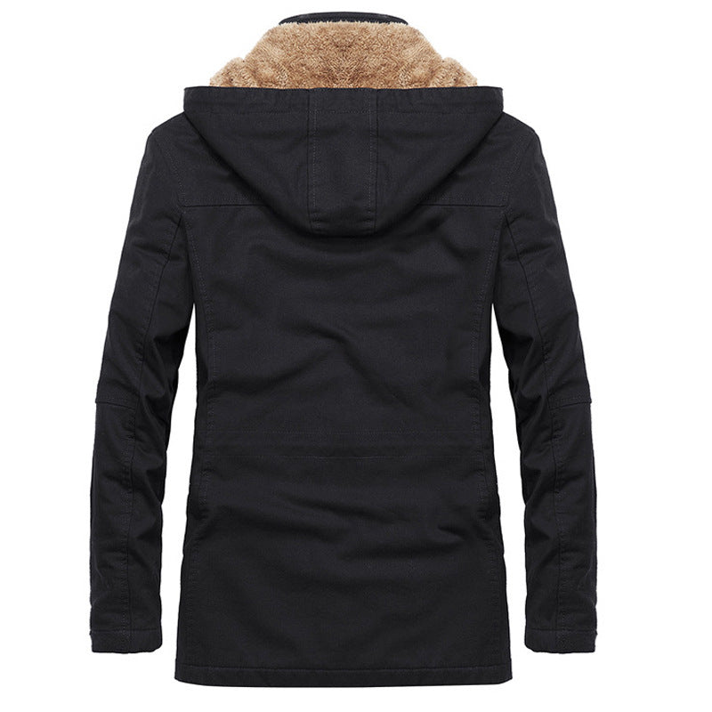 Men's Waterproof Parka with Fleece Lining Mune Fashion