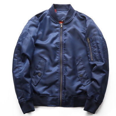 Men's bomber jacket made of water-repellent nylon with arm pocket Mune Fashion