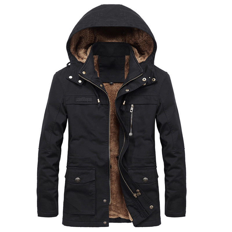 Men's Waterproof Parka with Fleece Lining Mune Fashion