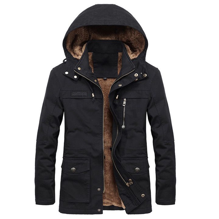 Men's Waterproof Parka with Fleece Lining Mune Fashion