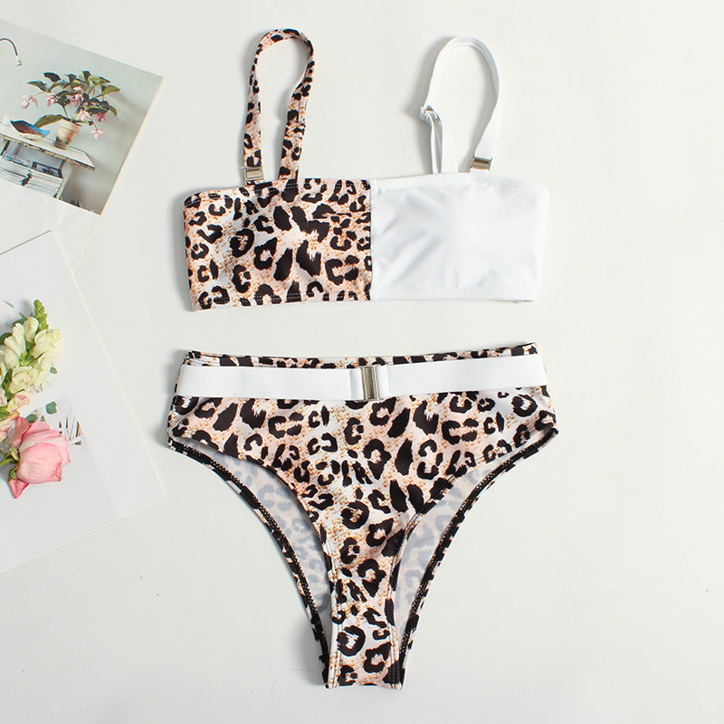 Women Trendy Leo Pattern Bikini Mune Fashion