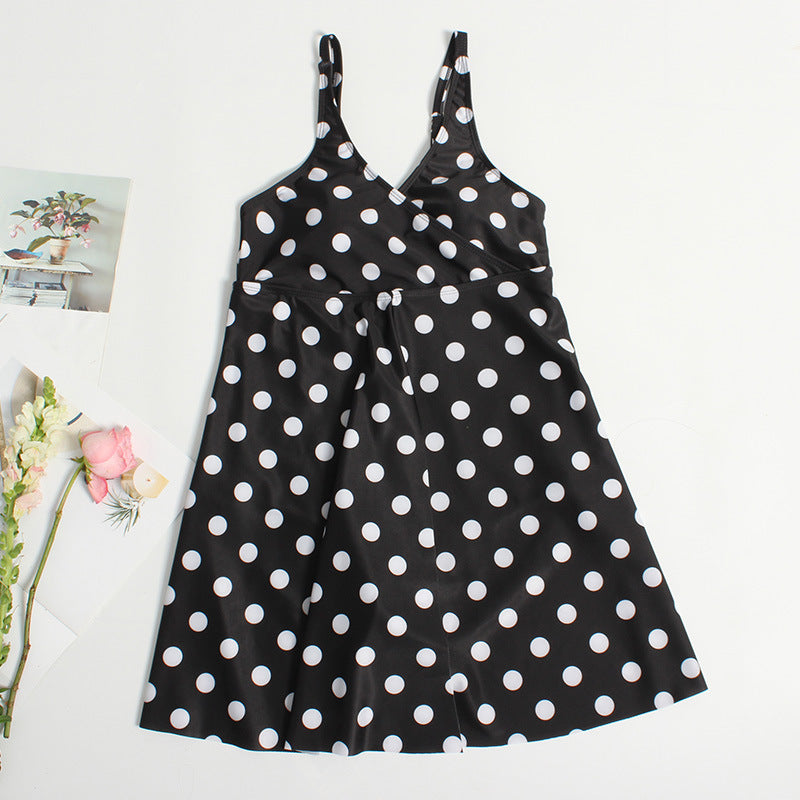 Women's leisure dress with elegant dot design Mune Fashion