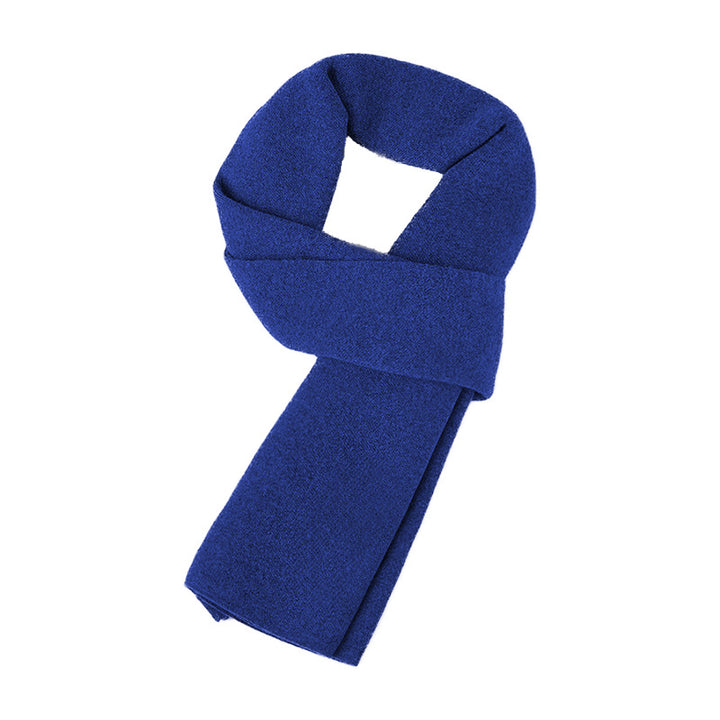 Men's wool scarf, checked, 180 cm