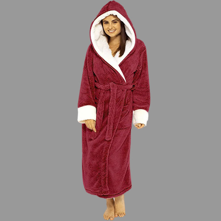Mune Fashion | Luxury Bathrobe - Women - Soft Hood and Practical Details