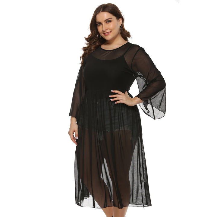 Ladies Transparent Beach Robe Mune Fashion