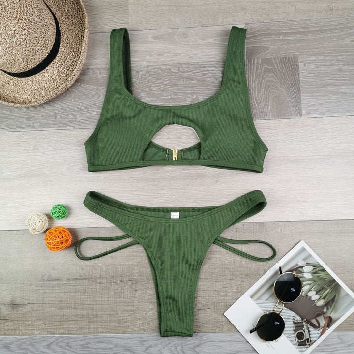 Women's Bikini Set with Innovative Cut-Out Design Mune Fashion