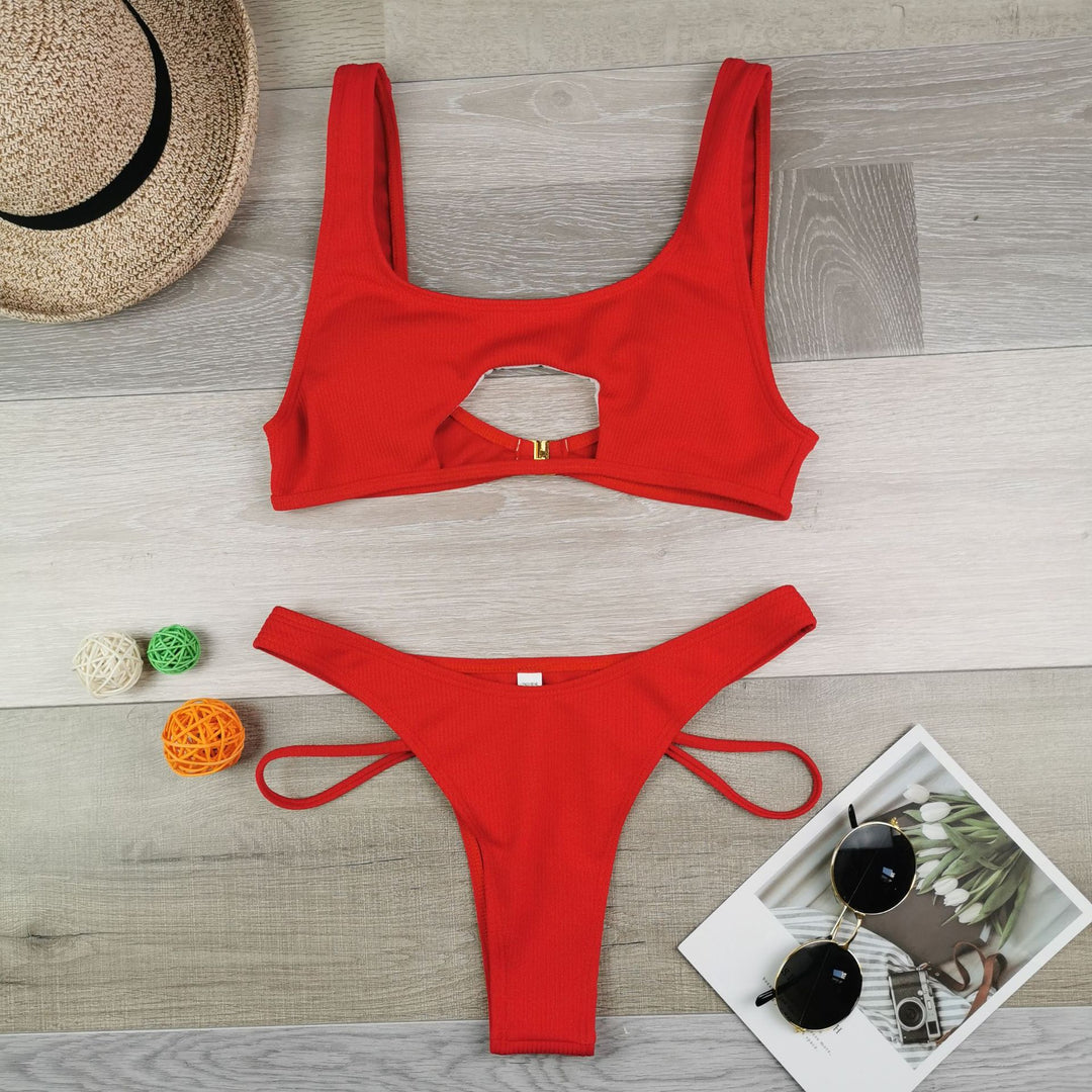 Women's Bikini Set with Innovative Cut-Out Design Mune Fashion