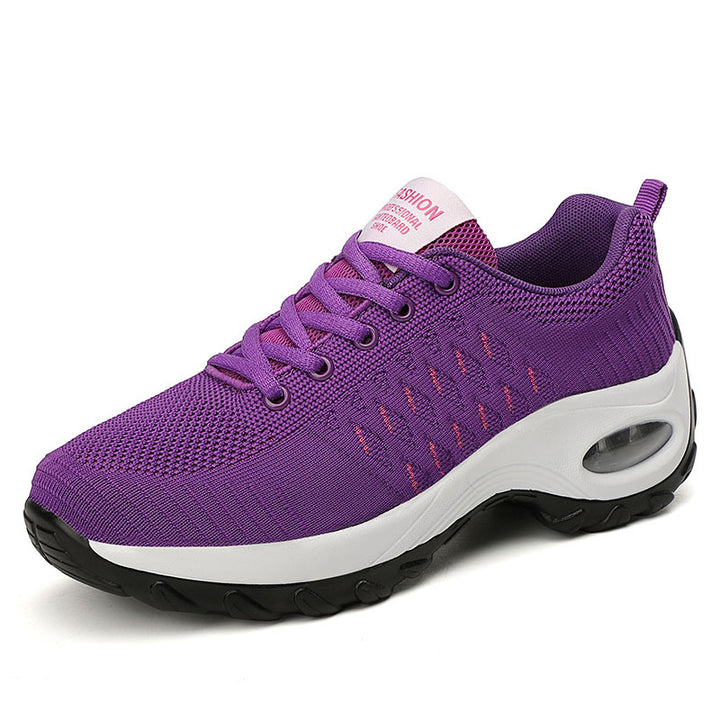 Women's nan urban comfort sneakers with visible air cushioning and seamless mesh upper Mune Fashion