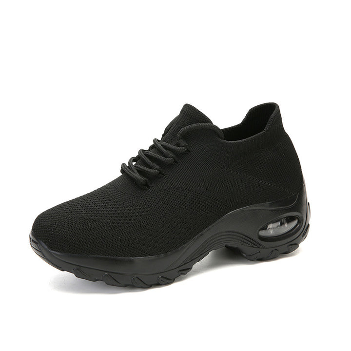 Women’s knitted sock sneaker with air-cushioned sole and elastic knit upper Mune Fashion
