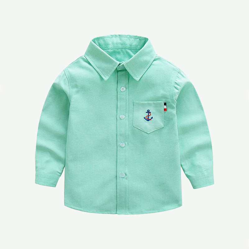 Women's Classic Long Sleeve Shirt with Maritime Accents Mune Fashion
