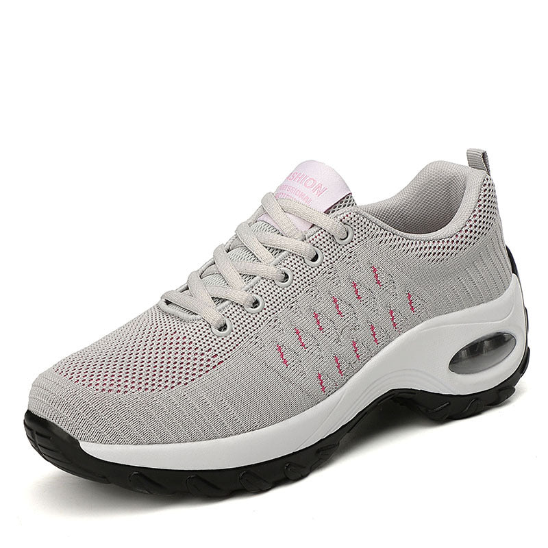 Women's nan urban comfort sneakers with visible air cushioning and seamless mesh upper Mune Fashion
