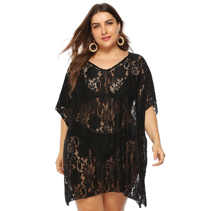 Ladies airy crochet beach cover-up Mune Fashion 1779787989