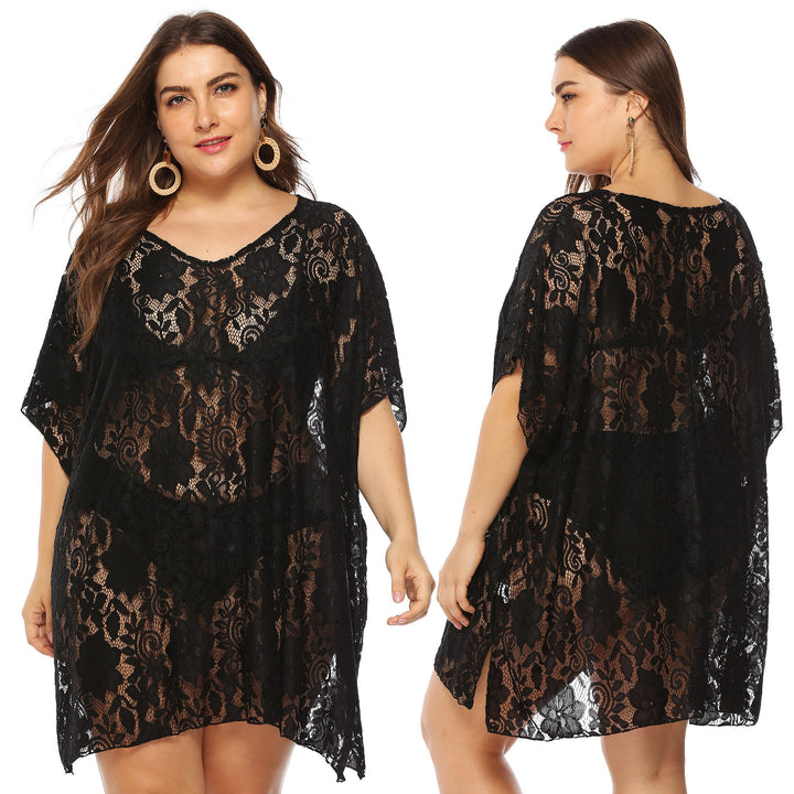 Ladies airy crochet beach cover-up Mune Fashion 1779787989