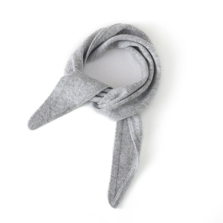 Triangle scarf made of cashmere-wool blend
