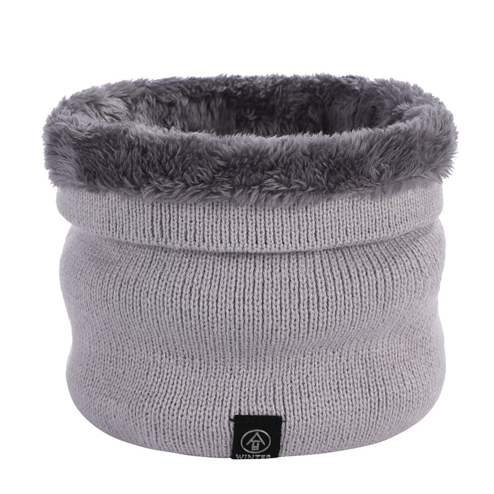 Knit Loop Scarf, solid color, for women and men