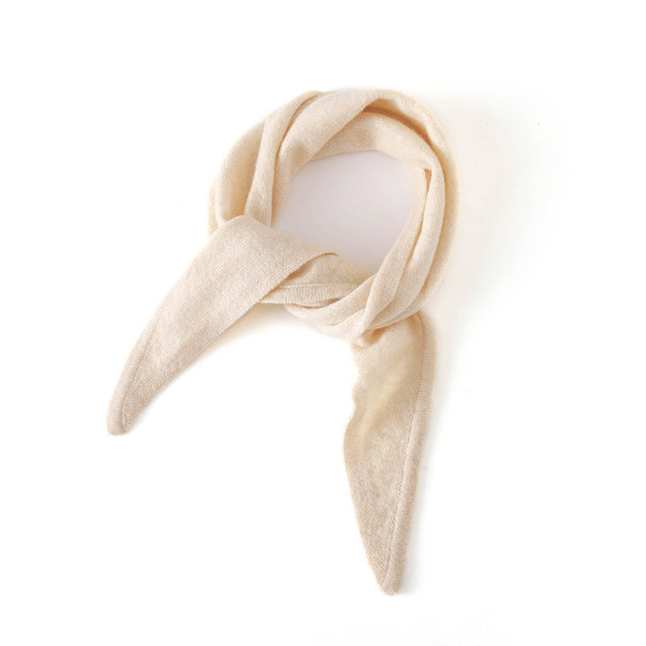Triangle scarf made of cashmere-wool blend