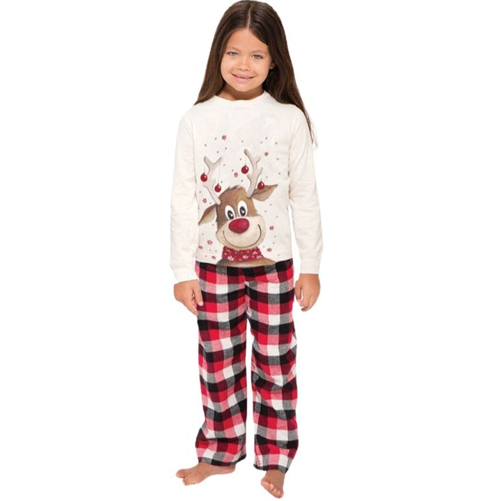 Family Pajama Set, Moose Print, Long Sleeve