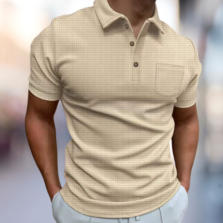 Blazej structured summer polo shirt