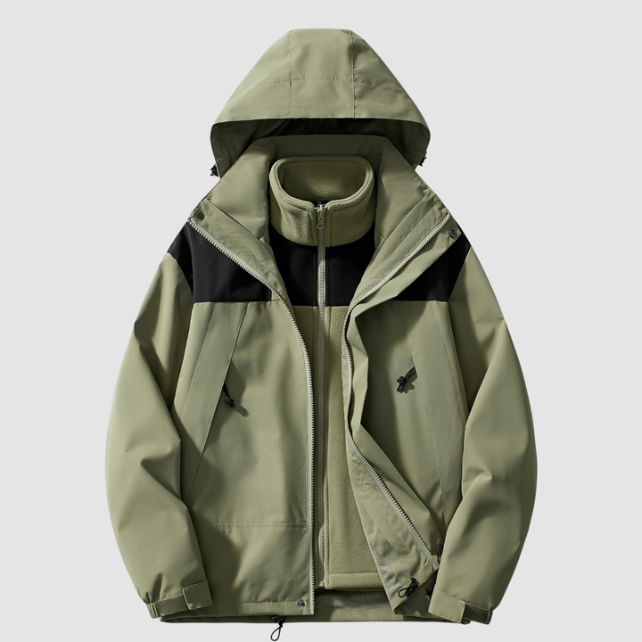 3-in-1 Fleece Winter Jacket Comfort