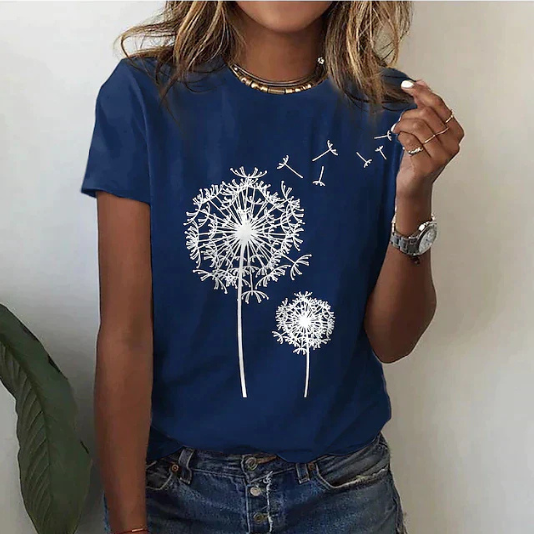 Mune Fashion | T-Shirt with Short Sleeve Printed Casual