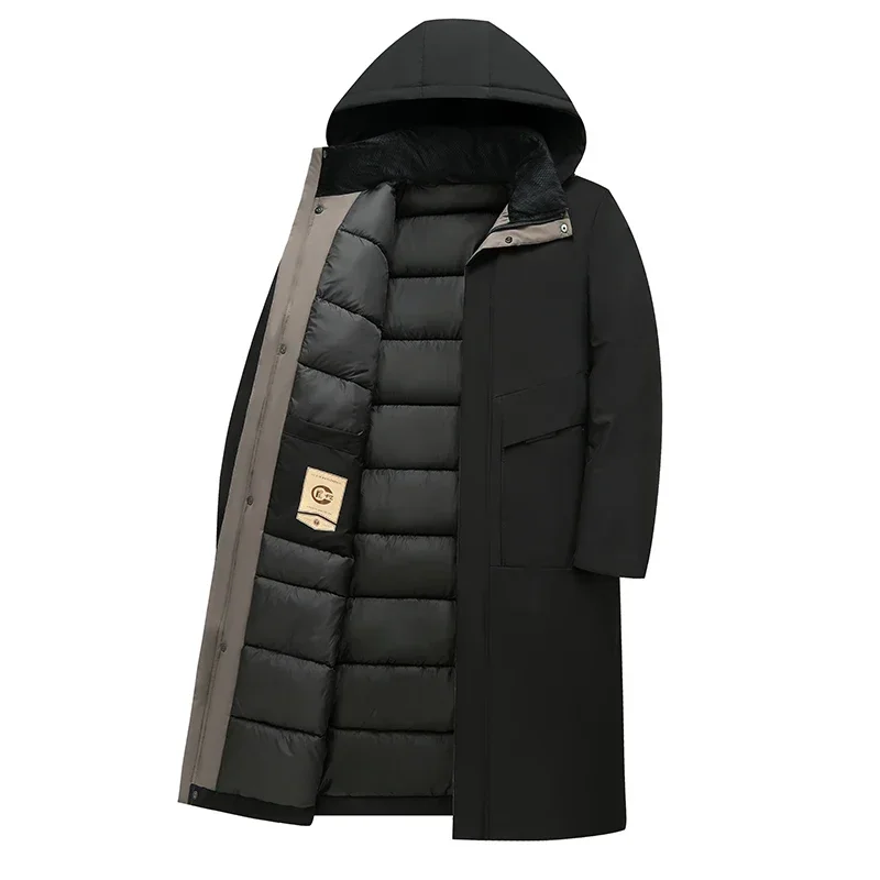 Mune | Men's Longline Parka with Hood and Insulated Lining
