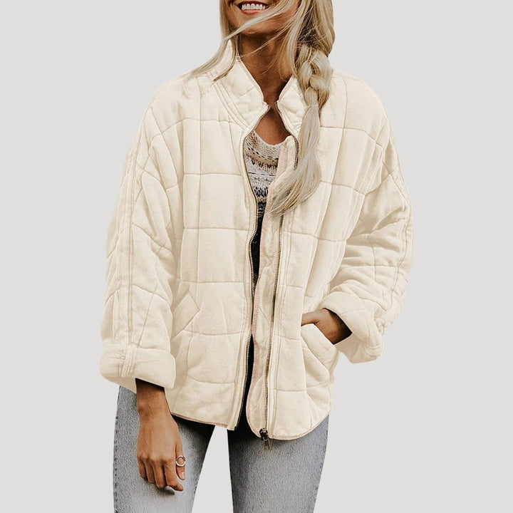Mune | Women's padded oversized zipper puffer jacket