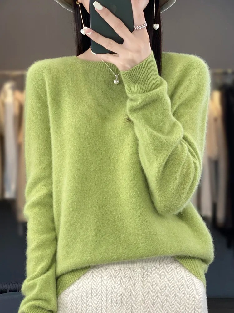 Mune | Cashmere Sweater Women Round Neck Soft and Elegant Knit Sweater