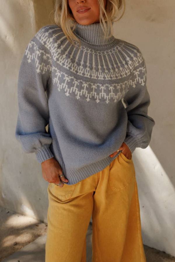 Mune | Christmas Thickened Turtleneck Long Sleeve Knitted Sweater