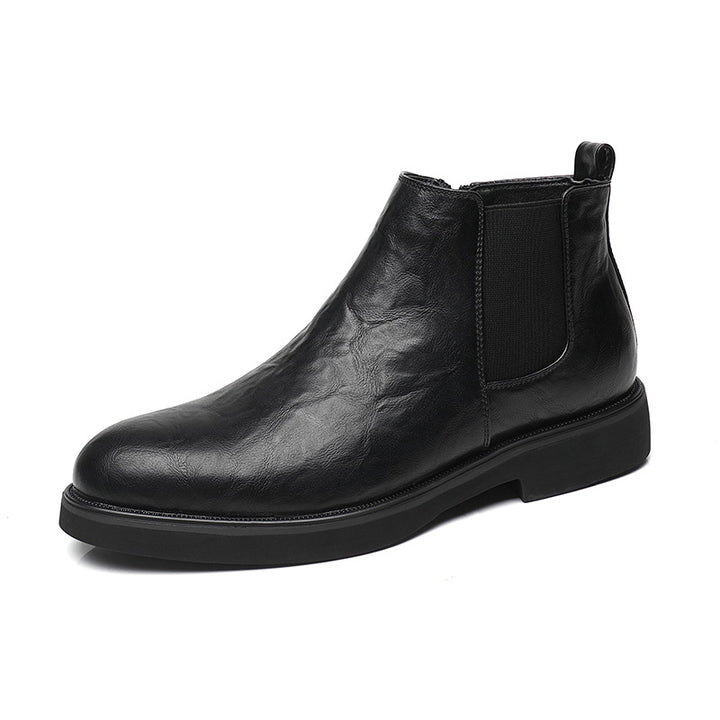 Modern Men's Chelsea Boots with Side Zipper
