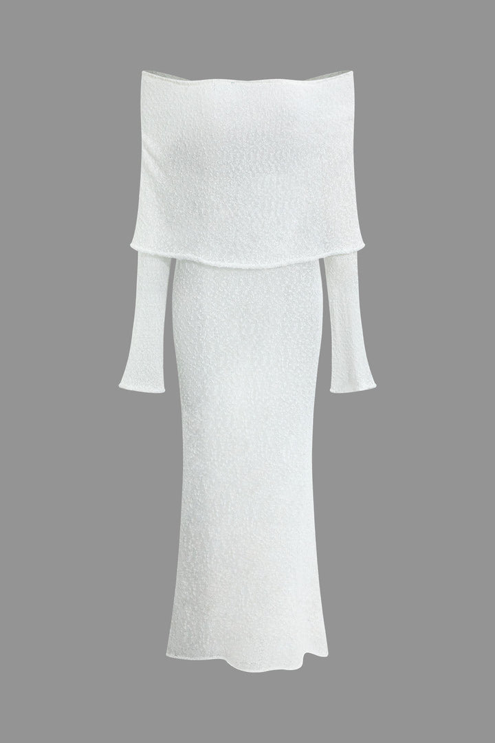 Mune | Maxi Dress In Knit Without Shoulders