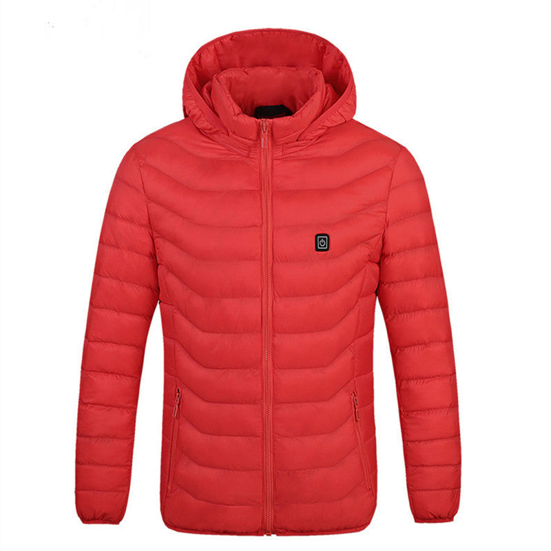 Men's padded quilted jacket with hood, ultra-light and windproof Mune Fashion