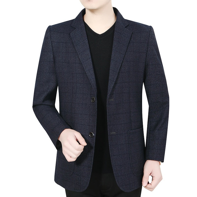 Men's Blazer Glencheck Slim Fit with Light Inner Lining Mune Fashion