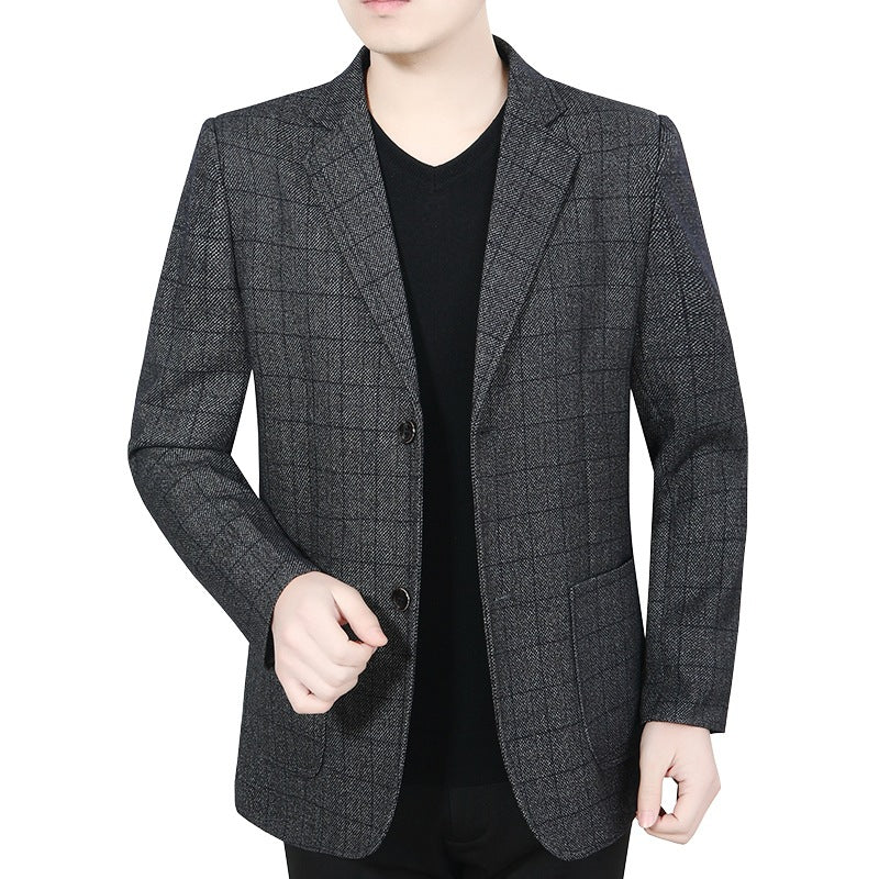 Men's Blazer Glencheck Slim Fit with Light Inner Lining Mune Fashion