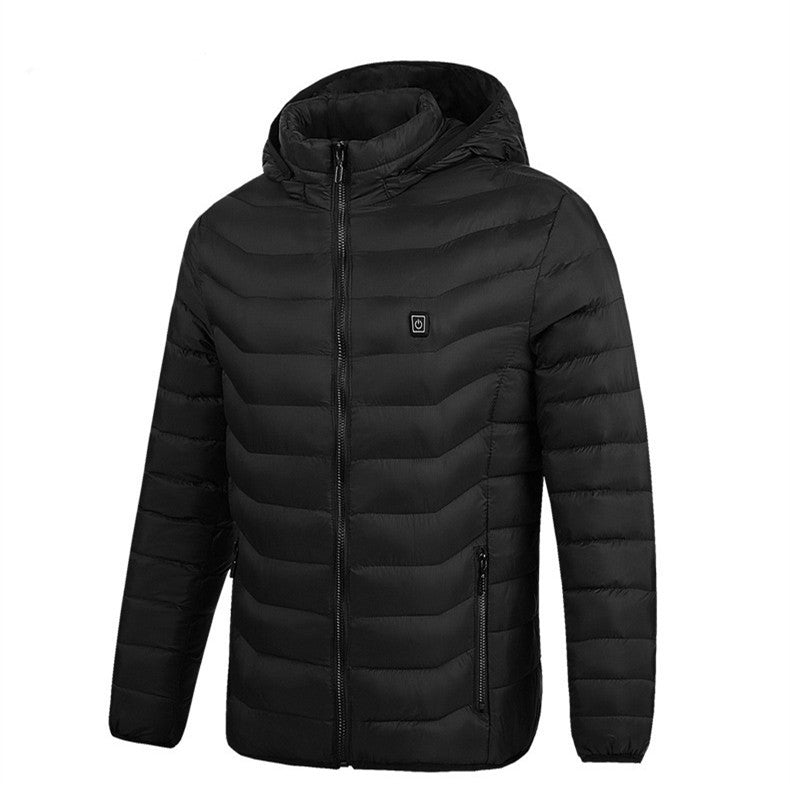 Men's padded quilted jacket with hood, ultra-light and windproof Mune Fashion