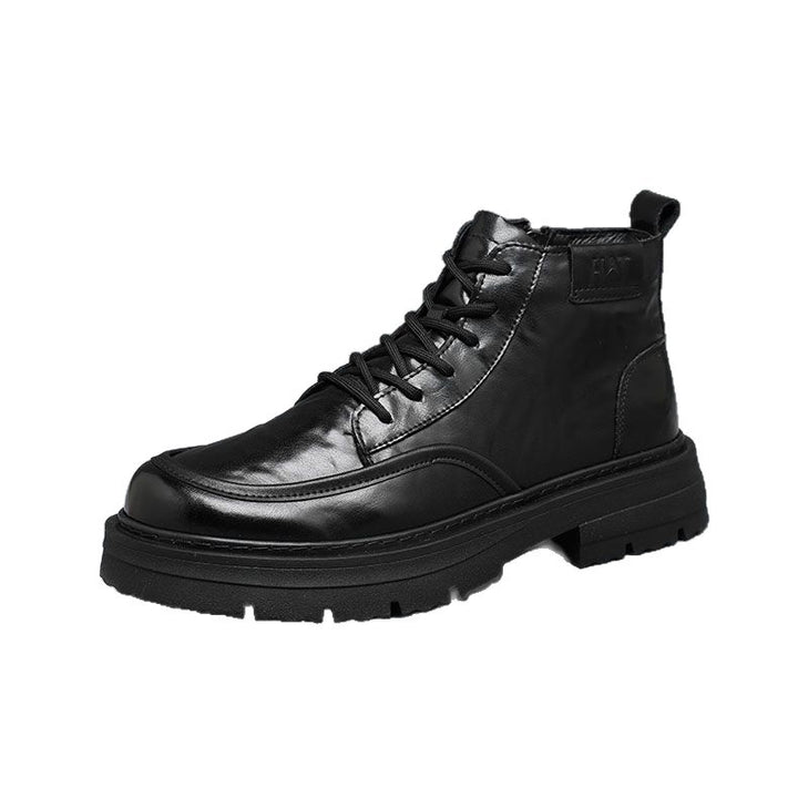 Men's Martin boots, lined, platform sole