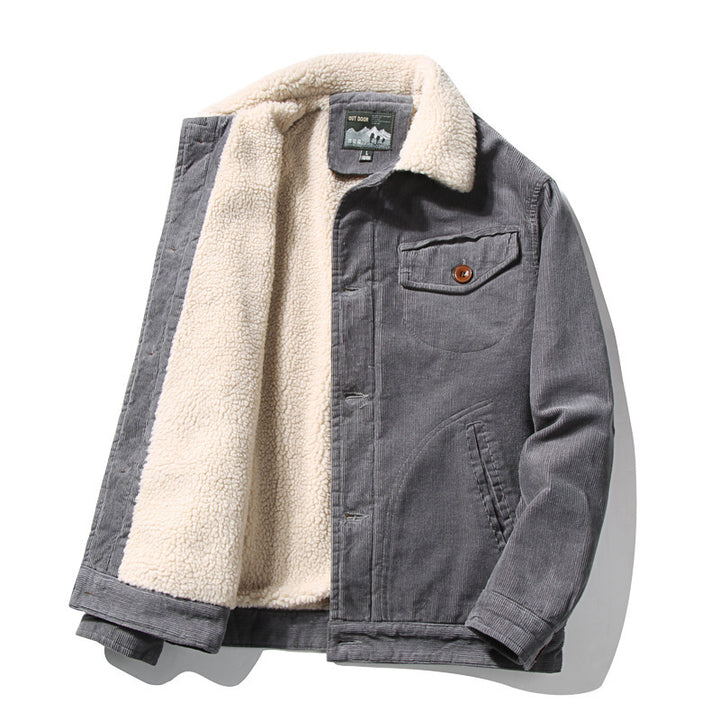 Men's Stylish Outdoor Jacket with Teddy Lining Mune Fashion