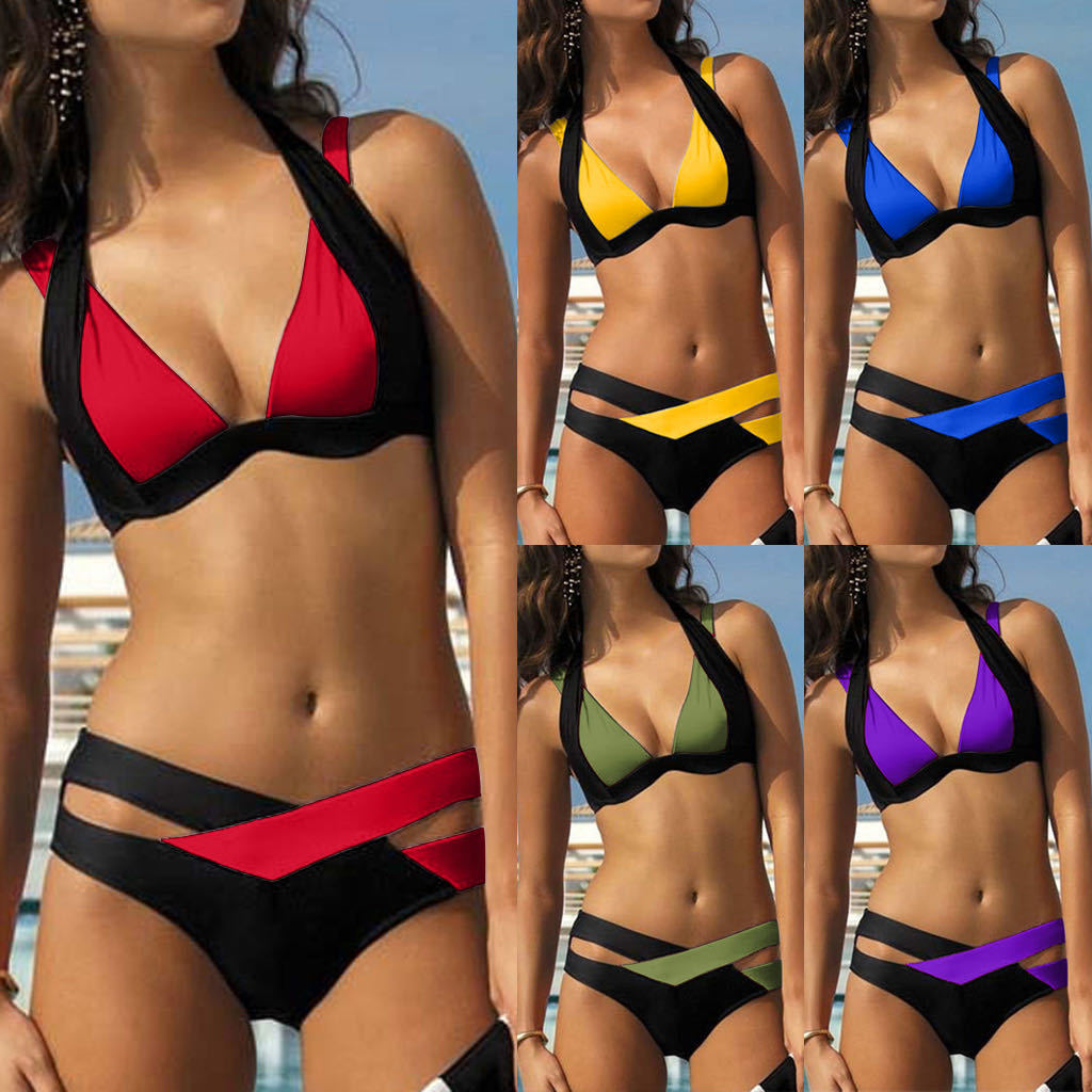 Women's High-Quality Triangle Bikini with Fashionable Cut Mune Fashion