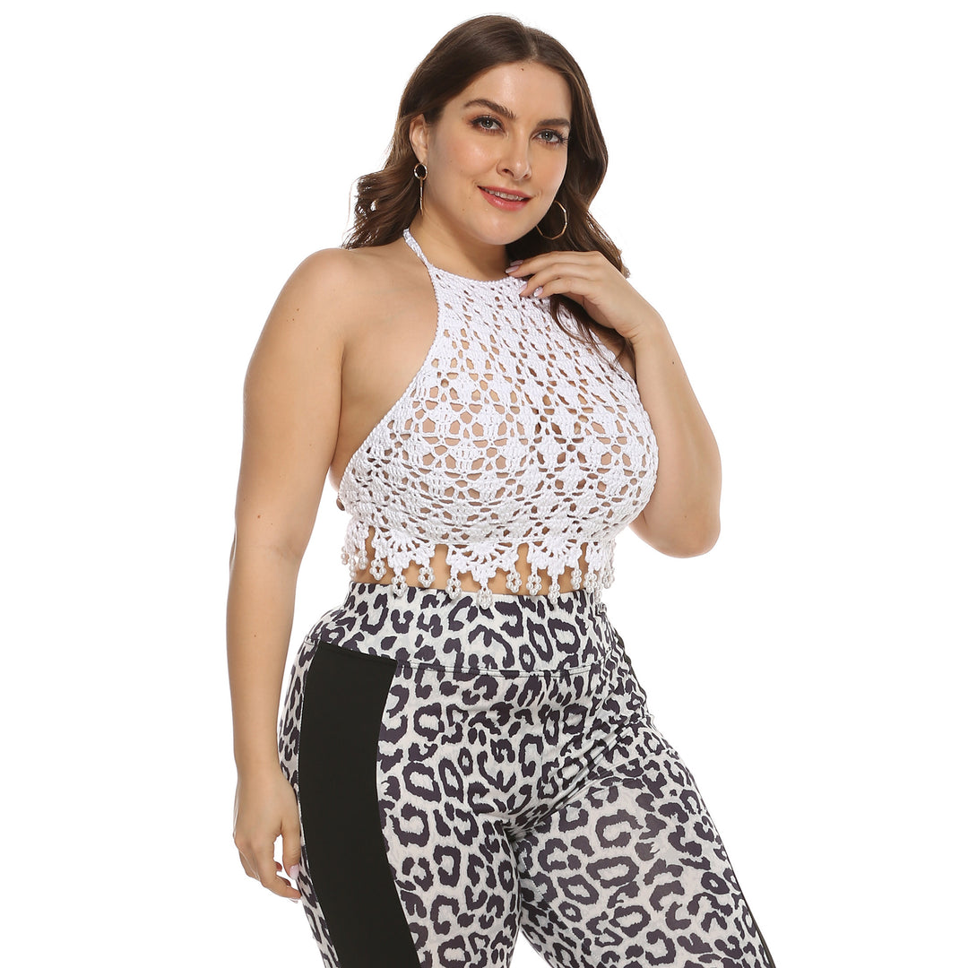 Ladies Crochet Crop Top Mune Fashion