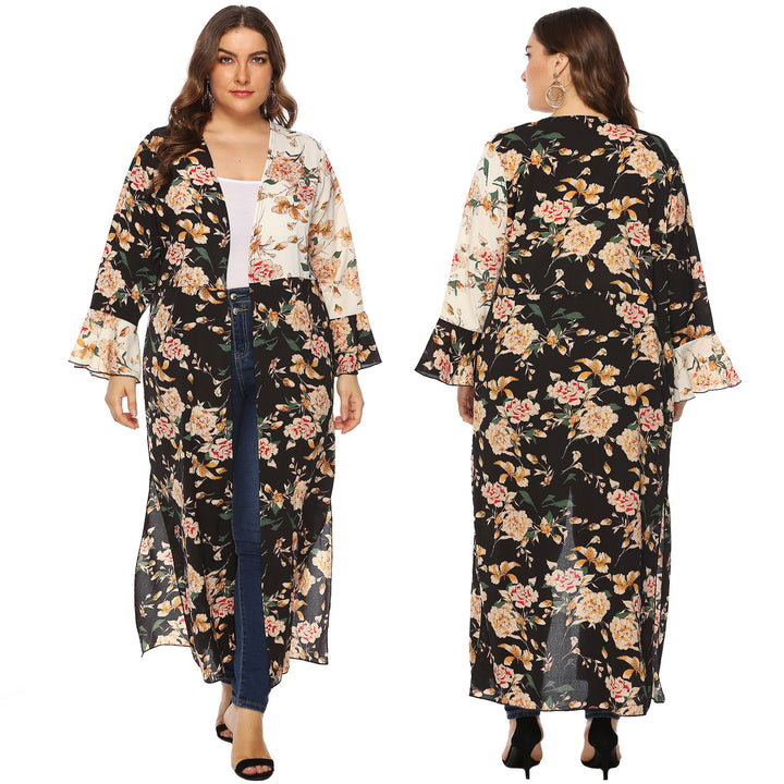 Women floral kimono wrap Mune Fashion