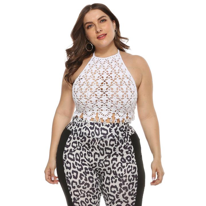 Ladies Crochet Crop Top Mune Fashion