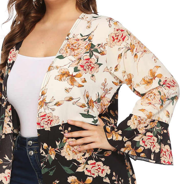 Women floral kimono wrap Mune Fashion