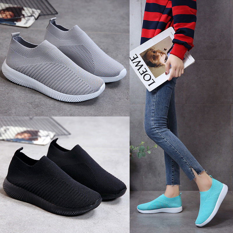 Unisex nan light knitted Slip-On sneakers with elastic entry and ergonomic insole Mune Fashion